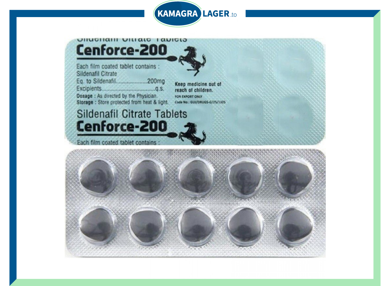 Cenforce 200 Online Kaufen. Generisches Viagra. Sildenafil Citrate.